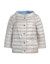 Herno Woman Puffer Sand Size 12 Polyamide In Beige