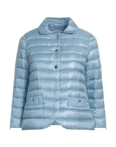 Herno Quilted Padded Jacket In Blue