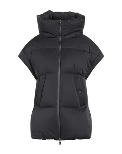 HERNO HERNO WOMAN PUFFER STEEL GREY SIZE 4 POLYESTER, TERYLENE