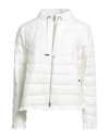Herno Quilted A-line Down Jacket In White