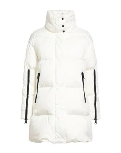 Herno Woman Puffer White Size 6 Polyamide