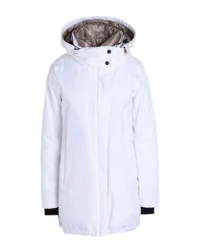 Herno Woman Puffer White Size 6 Polyester, Ptfe - Polytetrafluoroethylene In White
