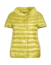 Herno Woman Puffer Yellow Size 4 Polyamide, Cotton, Acetate