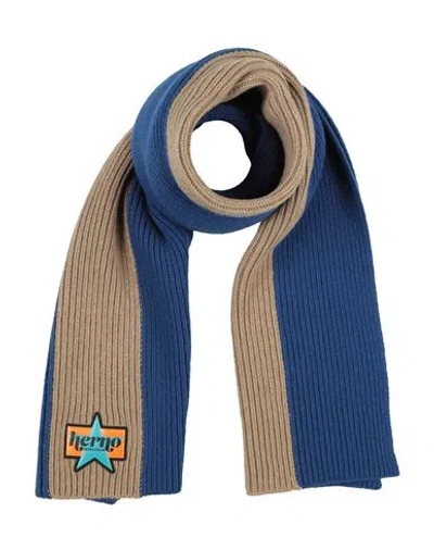 Herno Woman Scarf Blue Size - Wool