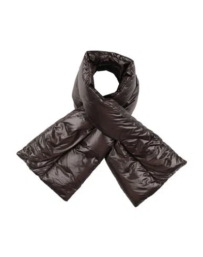 Herno Woman Scarf Dark Brown Size - Polyamide