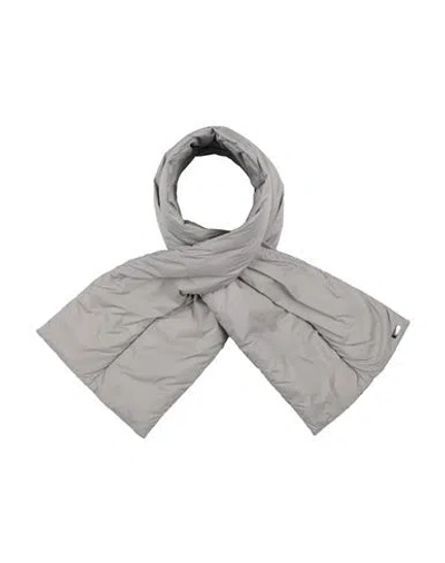 Herno Woman Scarf Light Grey Size - Polyamide, Polyurethane In Gray
