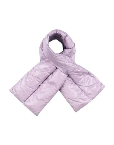 Herno Woman Scarf Lilac Size - Polyamide In Purple