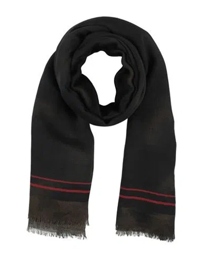 Herno Woman Scarf Midnight Blue Size - Wool, Silk