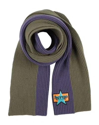 Herno Woman Scarf Military Green Size - Wool
