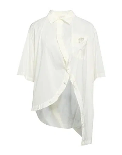 Herno Woman Shirt Cream Size L Polyamide, Elastane In White