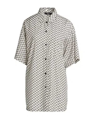 Herno Woman Shirt Ivory Size 6 Polyamide In Multi