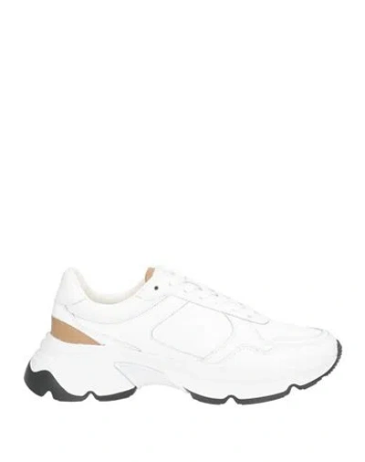 Herno Woman Sneakers White Size 6 Leather