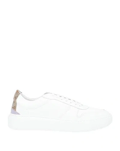 Herno Woman Sneakers White Size 7.5 Leather In Red