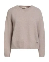 Herno Woman Sweater Beige Size 4 Alpaca Wool, Polyamide, Wool, Cotton, Polyester