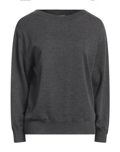 Herno Woman Sweater Grey Size 2 Wool, Cotton, Polyester