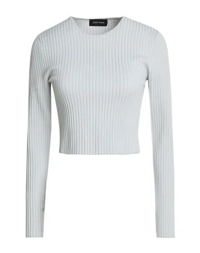 Herno Woman Sweater Grey Size 6 Polyester, Cotton, Elastane In White