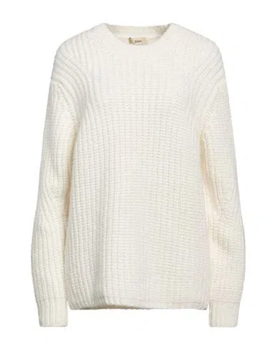 Herno Woman Sweater Ivory Size 10 Wool, Polyamide, Alpaca Wool In White