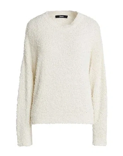 Herno Woman Sweater White Size 6 Polyamide, Metal Fiber