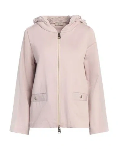 Herno Woman Sweatshirt Blush Size 6 Cotton, Polyester