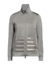 Herno Woman Sweatshirt Grey Size 8 Viscose, Cotton, Polyamide In Grey