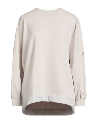 Herno Woman Sweatshirt Light Grey Size 6 Polyester, Elastane In Gray