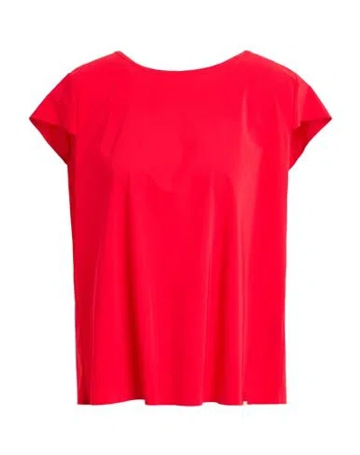 Herno Woman Top Red Size 10 Polyamide, Elastane