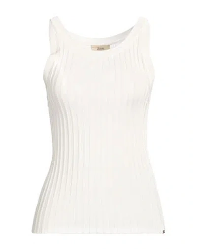 Herno Woman Top White Size 8 Viscose