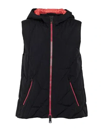 Herno Woman Vest Black Size 4 Polyester