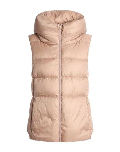 Herno Woman Vest Camel Size 2 Polyamide In Pink