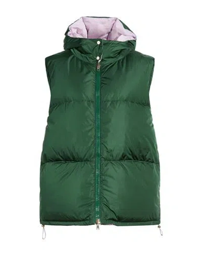Herno Woman Vest Emerald Green Size 6 Polyamide