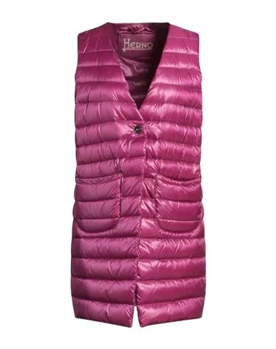 Herno Woman Vest Fuchsia Size 6 Polyamide