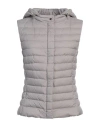 Herno Woman Vest Light Grey Size 6 Polyamide