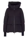 Herno 2layers Hooded Short Down Jacket In Multi