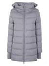 Herno A-shape Chamoix Down Jacket Clothing In Grey