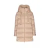 Herno Women A-shape Down Jacket In Neutral