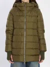 Herno Women A-shape Puffer Jacket In Green
