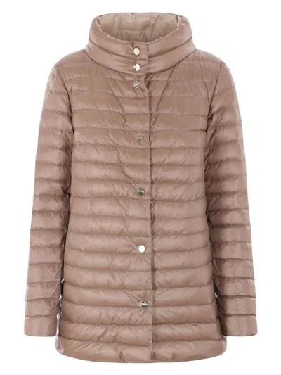 HERNO WOMEN'S A-SHAPE REVERSIBLE PUFFER JACKET
