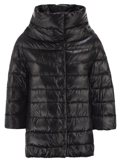 Herno Aminta Ultralight Nylon Jacket In Black