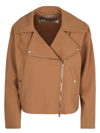 HERNO WOMEN'S BIKER JACKET