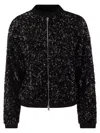 Herno Sequin-embellished Bomber Jacket