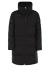 Herno Women Cashmere And Silk Duvet In Black