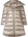Herno Grey Cleofe Midi Down Jacket