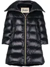 Herno Women Cleofe Midi Down Jacket In Black