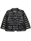 Herno Nylon Short Down Jacket In Black