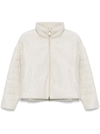 Herno Women Cropped Jacket In Multicolor