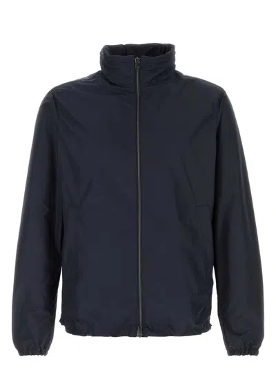 Herno Women's Dark Polyester Jacket In Blue