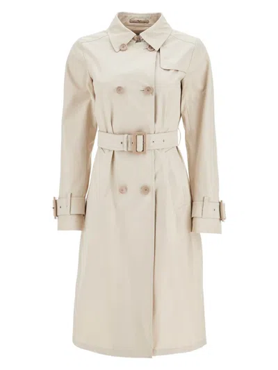HERNO WOMEN'S DELON DETTA DOUBLE BREAST TRENCH COAT