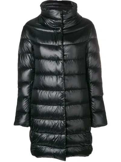 Herno Women Dora Long Down Jacket In Black