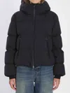 Herno Women Double-layer Down Jacket With Hood In Blue