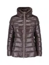 Herno Brown Claudia Waterproof Down Jacket In Brown